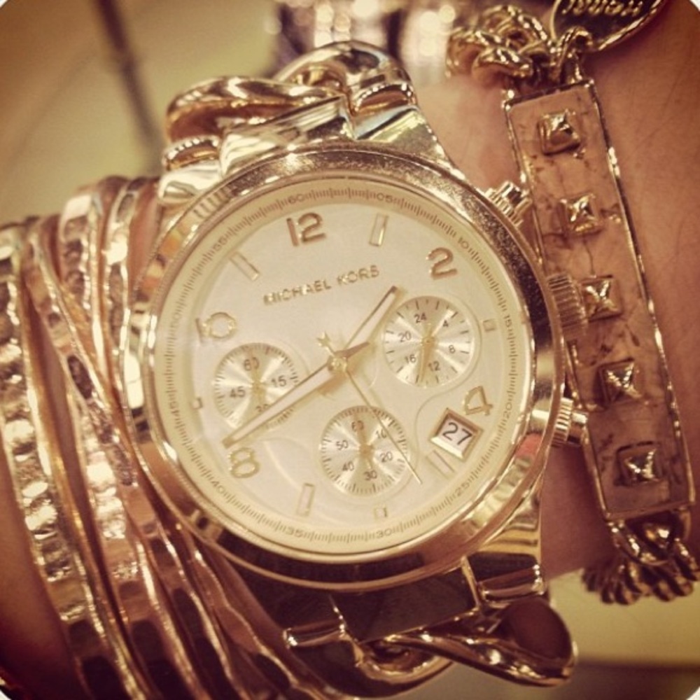 Michael Kors Runway Rose Gold twist watch ⌚️✨️